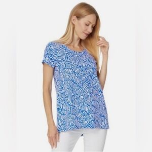 NEW Lilly Pulitzer Etta Scoop Neck Tee NWOT
